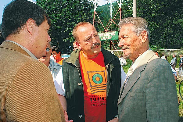 Stumpf István, Németh Zsolt és Emil Constantinescu a rendezvényen