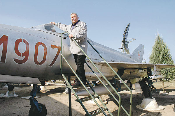 Vámosi Ferenc már csak a keceli haditechnikai múzeumban találkozik MiG-21-essel