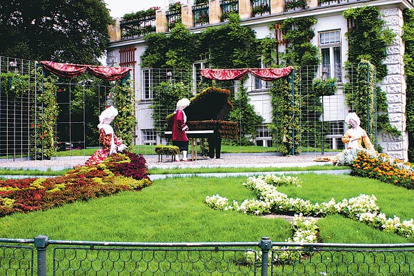 Mozart-kert Bécsben   