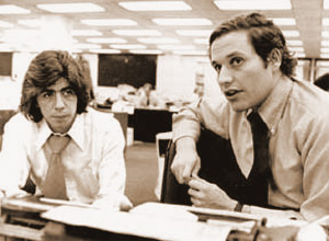 Bernstein és Woodward a Watergate-ügy idejében