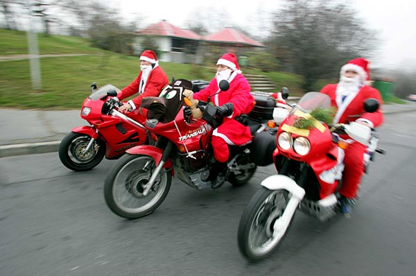 Lendelütben a motorizált Mikulások