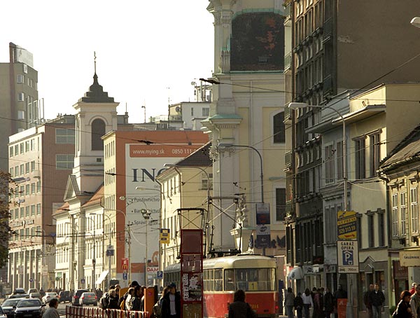 Pozsony belvárosa (a kép nem a támadás helyszínén készült)