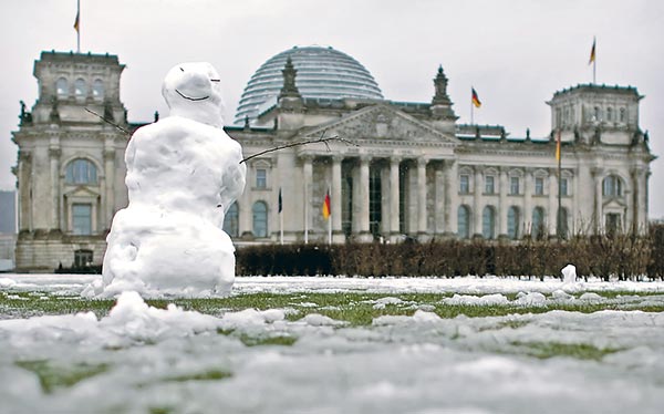 Enyhülés a Reichstagnál