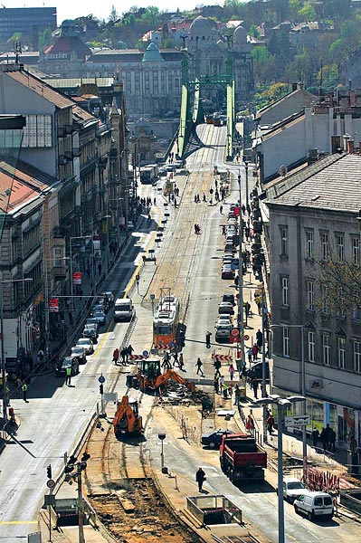 Délelõtt nem volt se káosz, se õrület, de még egy kicsi dugó sem