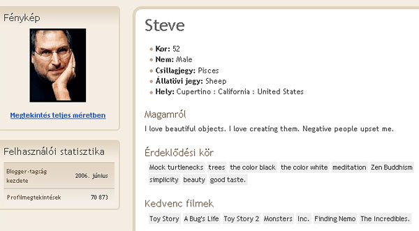 'Fake Steve' blogos profilja