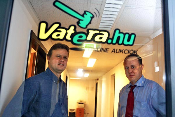 A Vatera ügyvezetői, Gerő Viktor és Csupor Erik. Beütött az üzlet