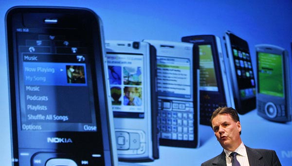 Olli-Pekka Kallasvuo Nokia-vezér is a GPS-es mobilokra tette le a voksát