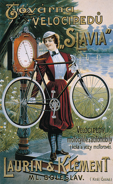 A cseh Laurin & Klement 1899-es plakátja