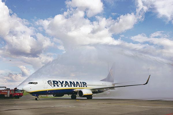 A Ryanair első gépe Ferihegyen tavaly ősszel. Meggondolták magukat?