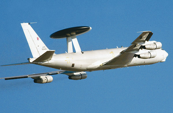 AWACS-gép Geilenkirchenben