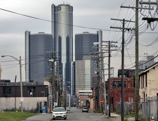 A General Motors székháza Detroitban