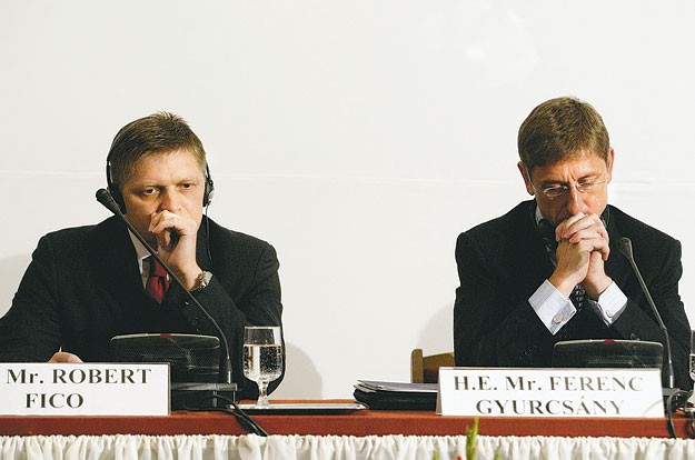 A szlovák és a magyar kormányfő egy korábbi V4-találkozón