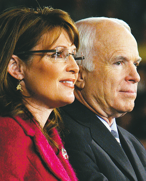 Palin és McCain - október végén, amikor még reménykedtek