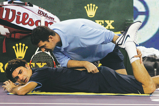 Federer a padlón