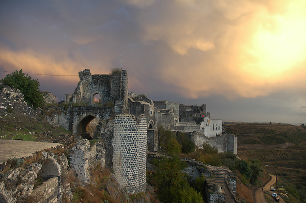A margati vár nyugati homlokzata