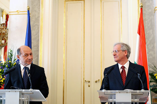 Traian Basescu és Sólyom László