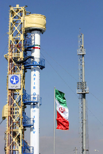A Safir műhold fellövése Iránban