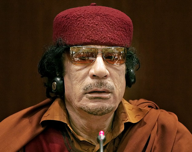 Muammar Kaddafi 
