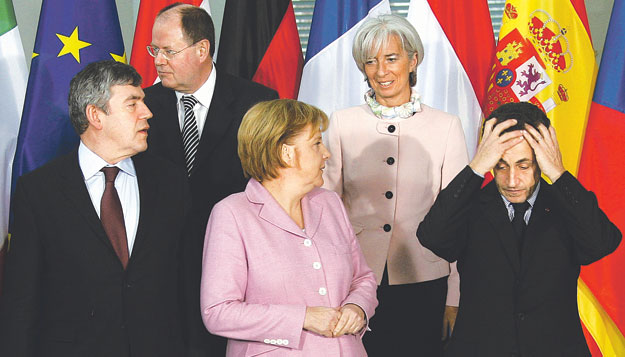 Brown, Merkel és Sarkozy egyetértett abban, hogy a bankok és a pénzpiacok ellenőrzését új alapokra kell helyezni