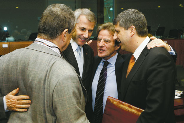 A cseh, a litván, a francia és az osztrák külügyminiszter Brüsszelben