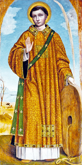 Bergognone: Szent Quirinus mártír című alkotása