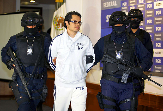 A drogbáró, Vicente Carrillo Leyva elfogása után 2009. április 2-án. A 