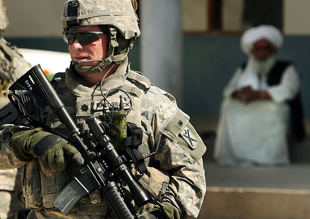 Amerikai járőr Afganisztánban