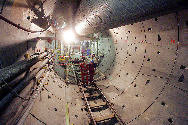 4-es metró alagútépítés az Etele téren