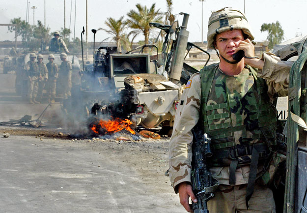 Amerikai katona Bagdadban