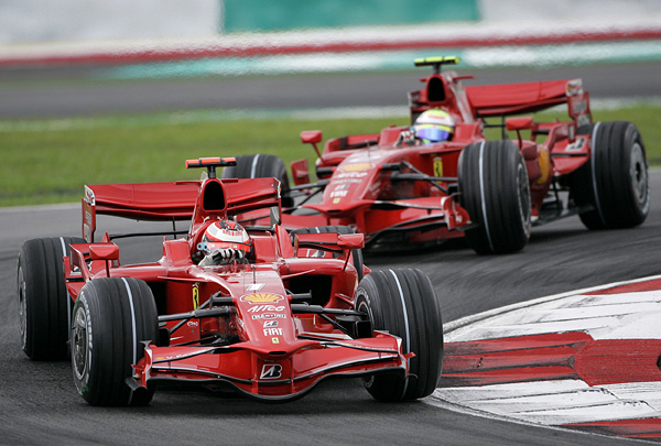 Räikkönen és Massa a Malajziai Nagydíjon