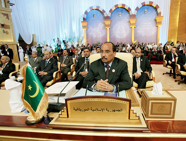 Mauritánia elnök-tábornoka, Mohamed  Ould Abdel Aziz a márciusi dohai arab csúcson
