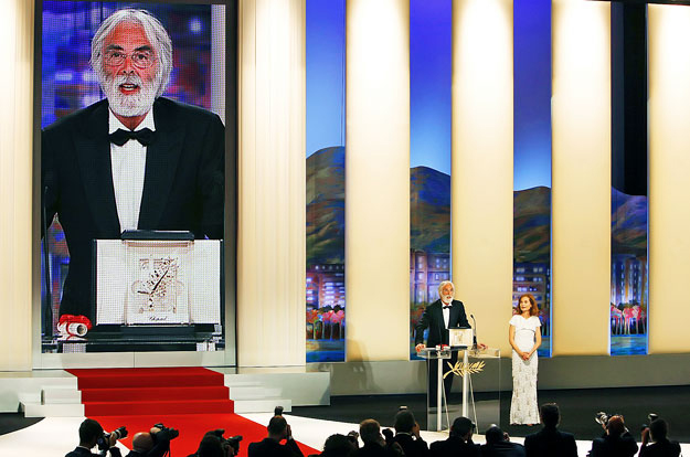 Haneke májusban már Cannes-ból is elhozta az Arany Pálmát