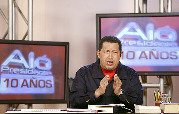 Chávez az Alo Presidente adásában. Nem vádolják