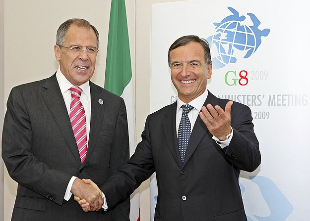 Lavrov és Frattini Triesztben