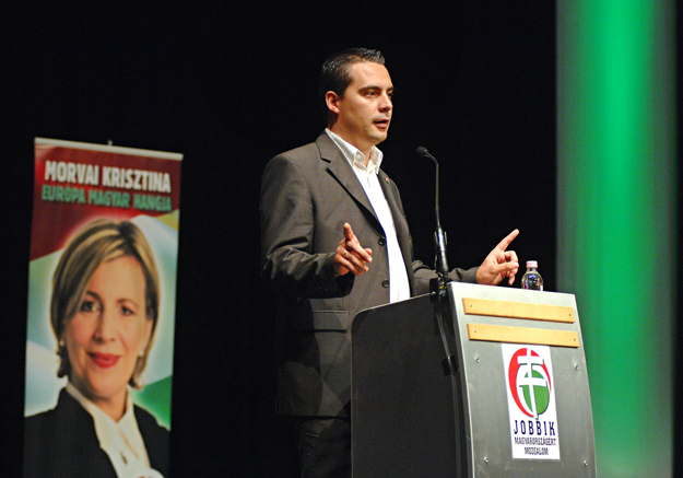 Vona Gábor, a Jobbik Magyarországért Mozgalom elnöke