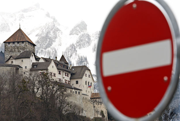 Liechtenstein fővárosa, Vaduz - itt nem folyhat gazdasági tevékenység