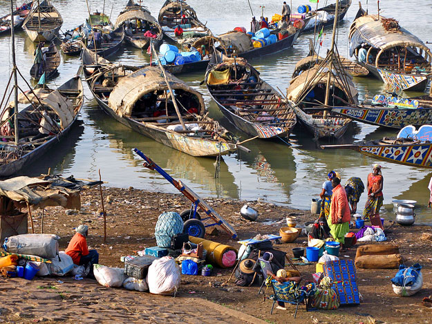 Mopti Nyugat-Afrika egyik legjelentősebb kereskedővárosa