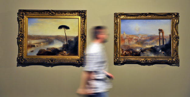 Turner már jóval előbb festette és rajzolta Itália tájait, mintsem az ország földjére lépett volna