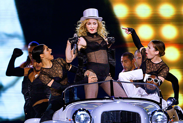 Madonna Londoni fellépése, nálunk majd a  Puskás Ferenc stadionban énekel