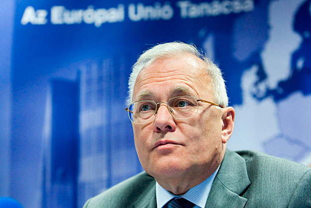 Balázs Péter az Európai Unió általános ügyek és külkapcsolatok tanácsának brüsszeli ülésén július végén