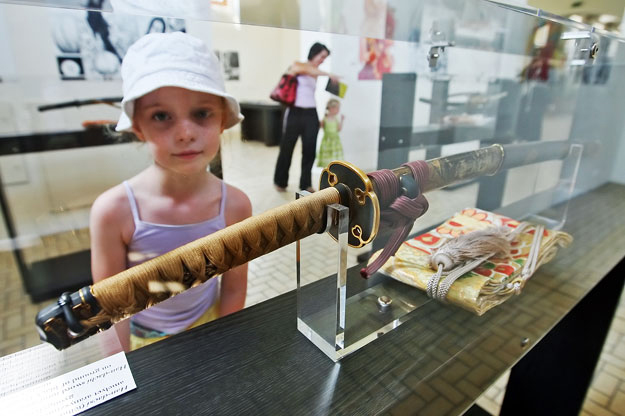 Japán kard a Helikon Kastélymúzeumban