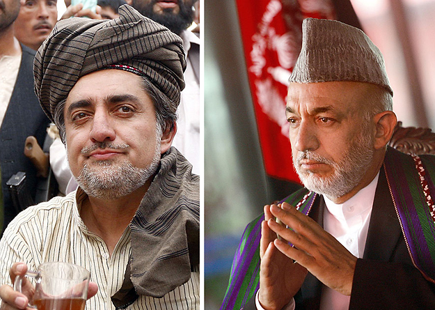 Abdullah Abdullah, Hamid Karzai