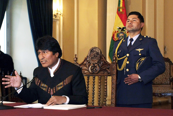 A bolíviai elnök szerint a Kolumbiai Forradalmi Fegyveres Erők (FARC) az imperializmus legjobb eszköze