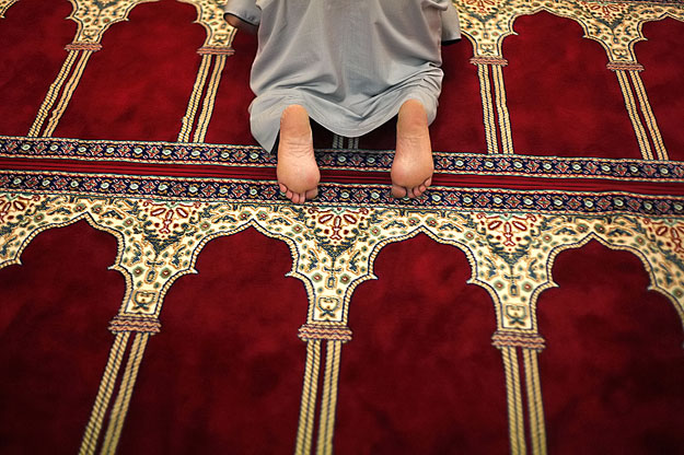 Ima a dél-spanyolországi Malaga mecsetében