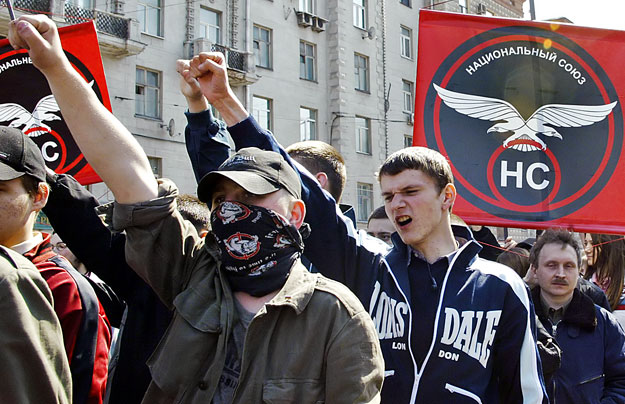 Szélsőjobboldali tüntetés Moszkvában 2006-ban