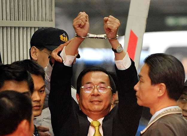 Életfogytiglant kapott a volt tajvani elnök
