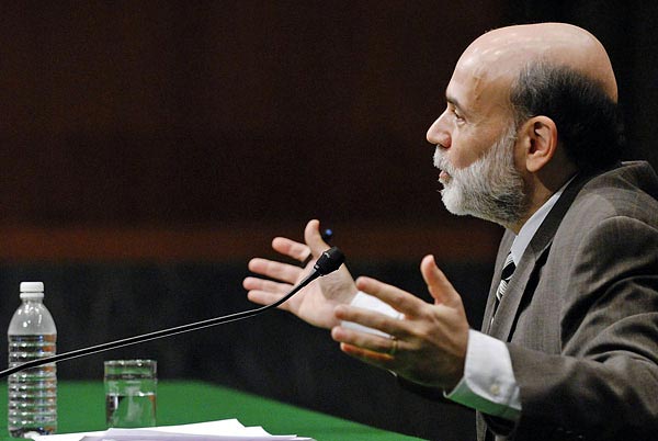 Bernanke egyre több biztató jelet tapasztal az amerikai gazdaságban