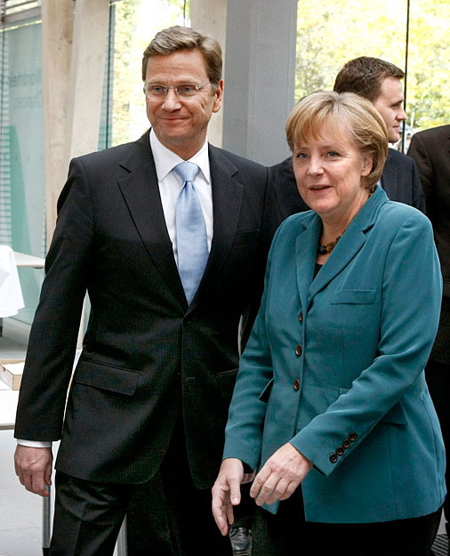 Westerwelle és Merkel