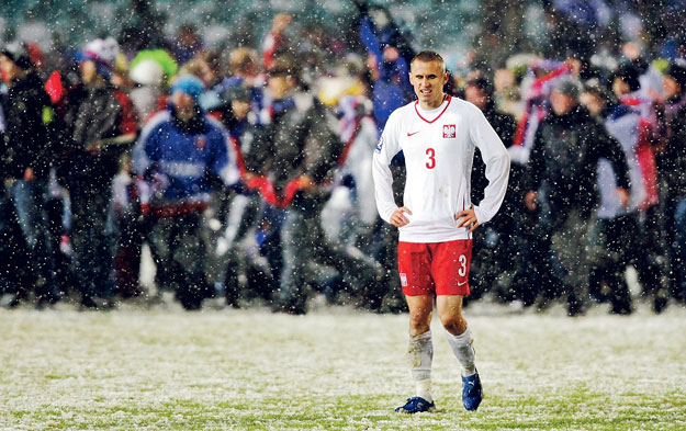 Szlovákia lengyel hőse, az öngólos Seweryn Gancarczyk (0-1)