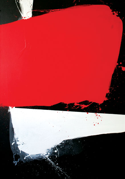 Cím nélkül, 2007 (akril, vászon)
Mérete: 200×140 cm Ára: 700 000 Ft